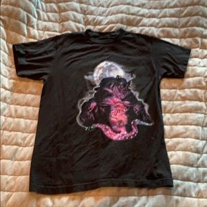 Beauty and the beast black t-shirt boys m 8/10